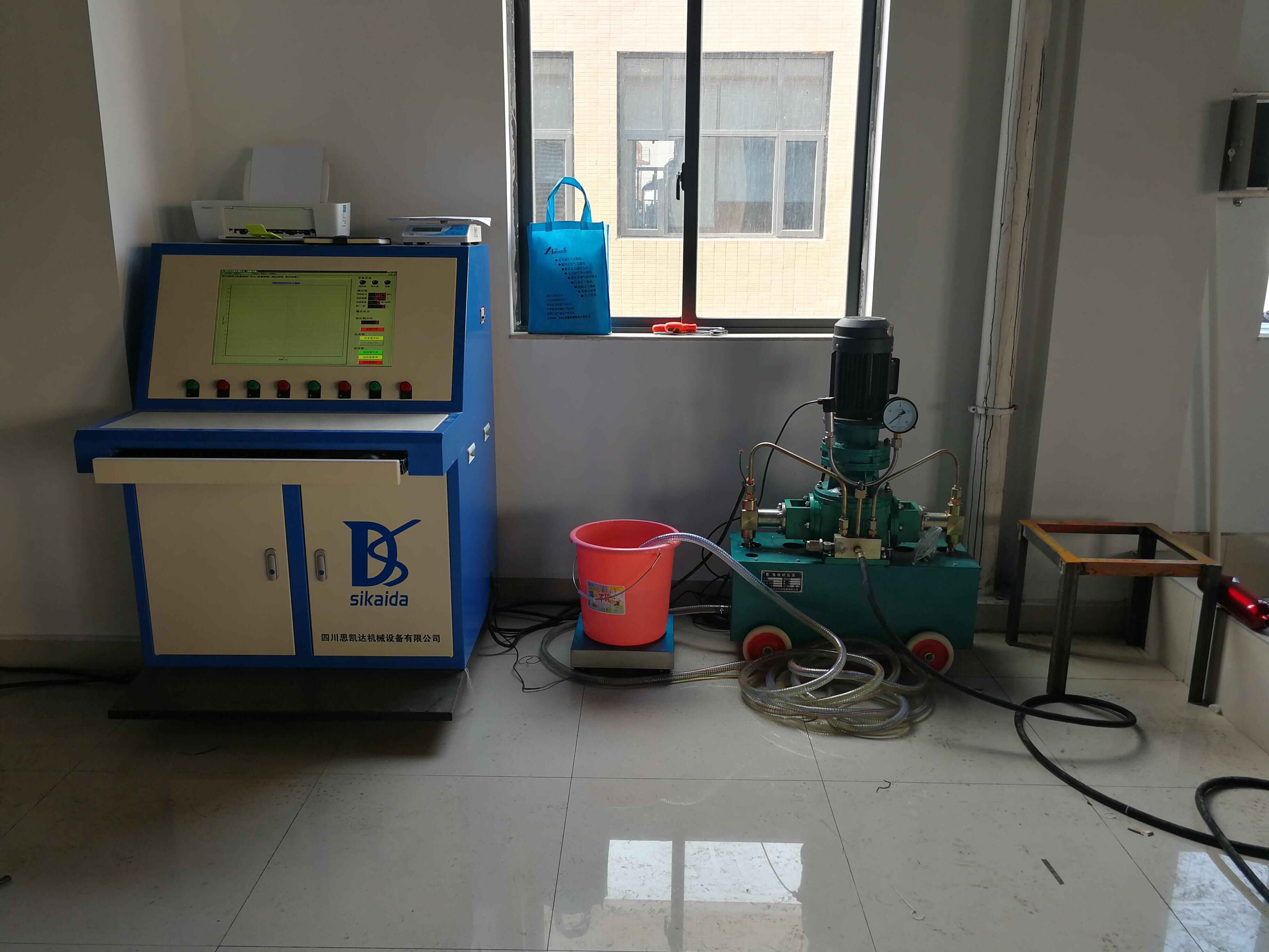 灭火器筒体水压爆破试验机